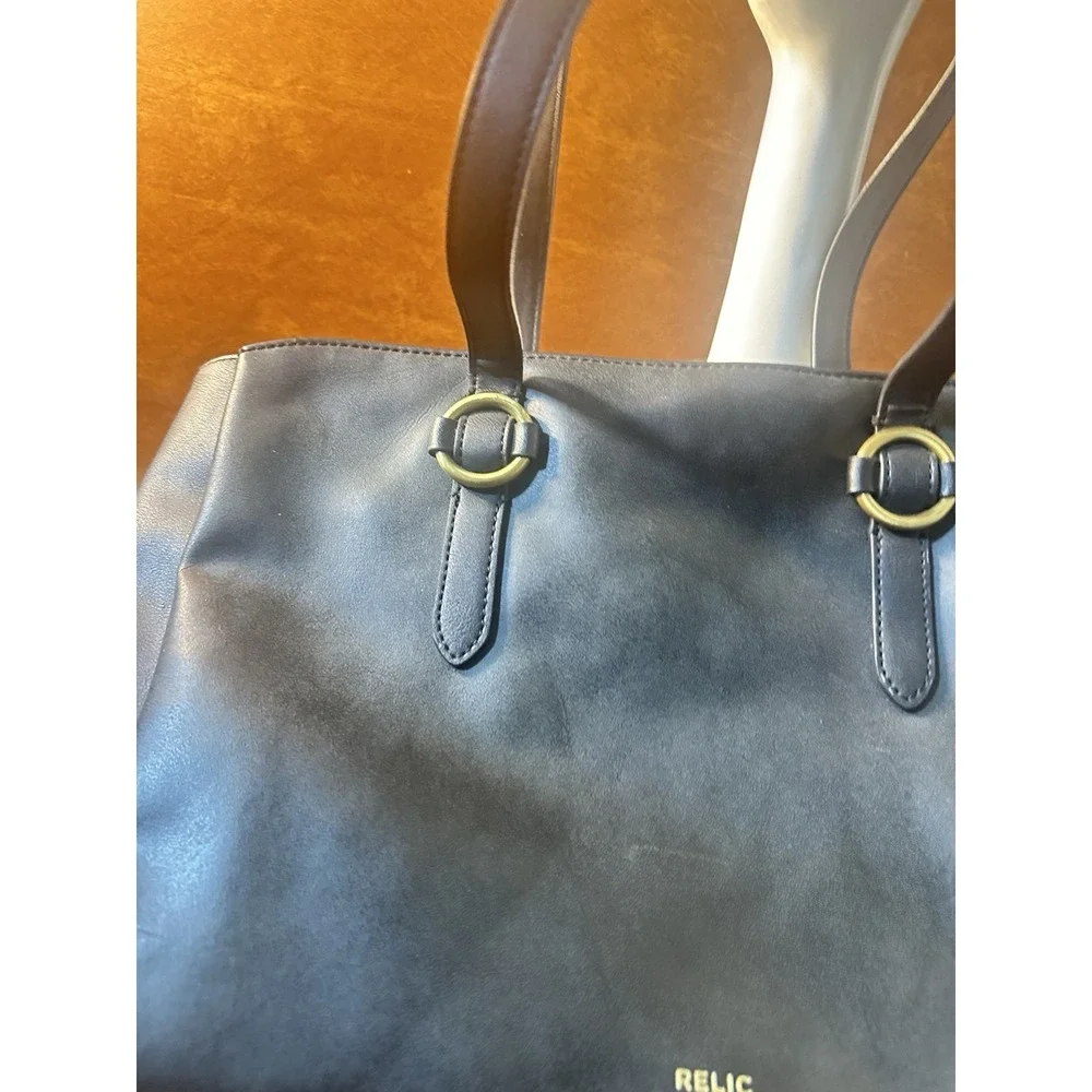 Relic by Fossil Shoulder Handbag Purse 2 Handles Med Large 13